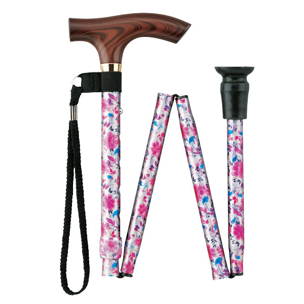 杖折りたたみスマイルステッキ軽量女性男性