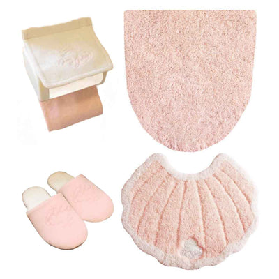 トイレマット セット 4点セット メリージェラートトイレ4点セット シェル