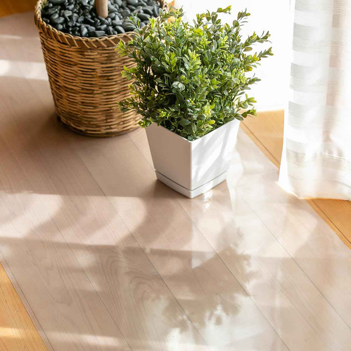 キッチンマット拭ける60×180cmクリア