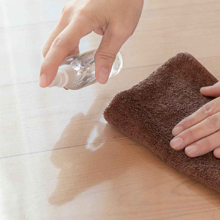 キッチンマット拭ける60×180cmクリア