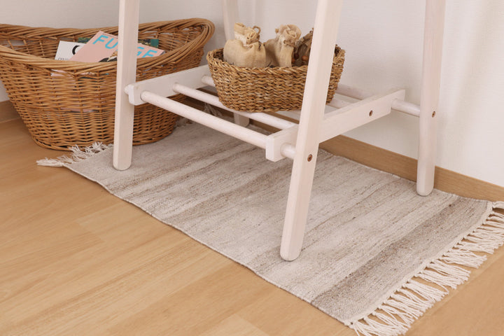 ハンガーラック幅75cm折りたたみ式天然木