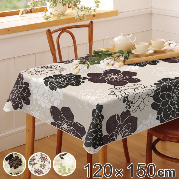 テーブルクロス120×150cmハートフル樹脂製