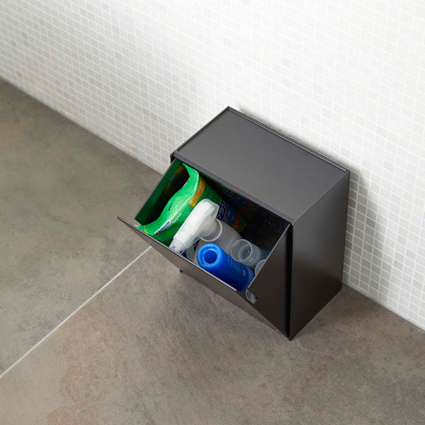 山崎実業towerウォールトイレポット＆収納ケースタワー