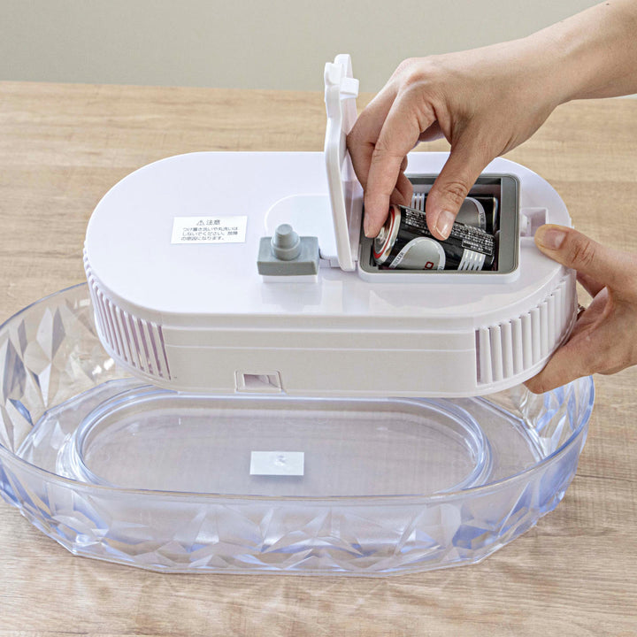 そうめん流し器M2～3人用流氷流しそうめん電池式流しそうめん機プラスチック製