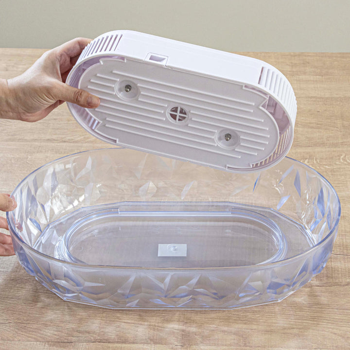 そうめん流し器M2～3人用流氷流しそうめん電池式流しそうめん機プラスチック製