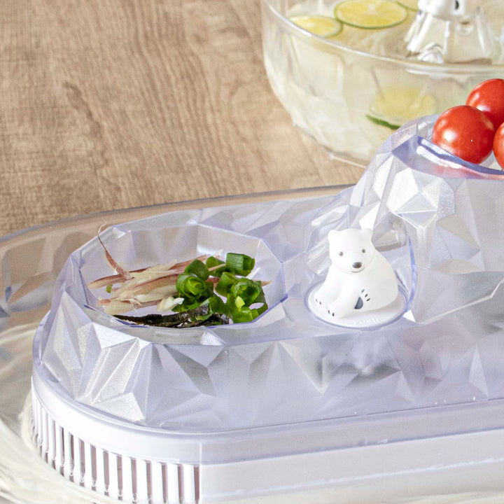 そうめん流し器M2～3人用流氷流しそうめん電池式流しそうめん機プラスチック製