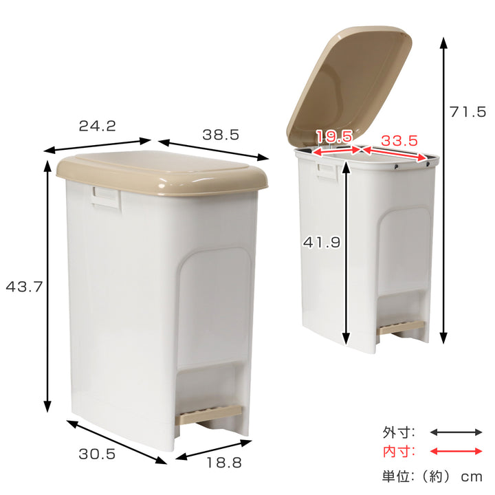 ゴミ箱20Lペダルペール