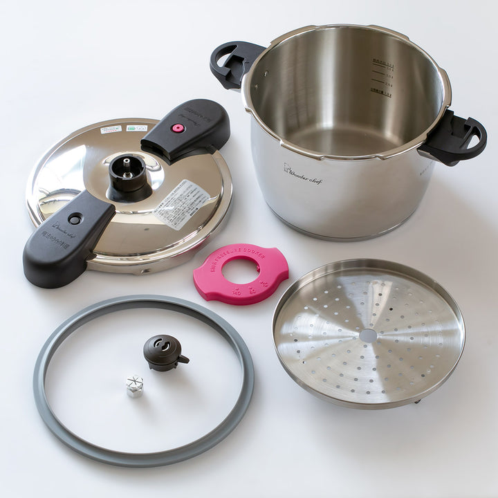 圧力鍋5.5LIH対応魔法のクイック料理カレーレシピセットワンダーシェフwonderchef