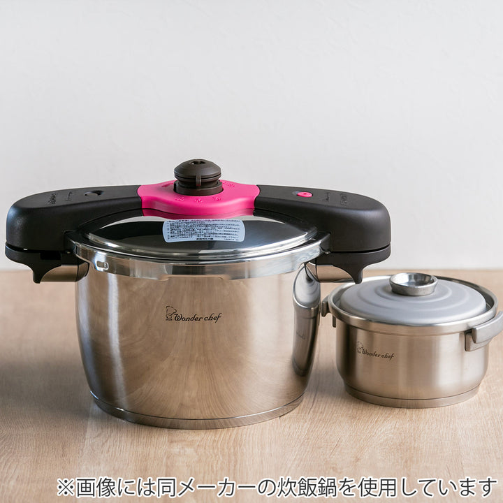 圧力鍋5.5LIH対応魔法のクイック料理両手鍋レシピ付きワンダーシェフwonderchef