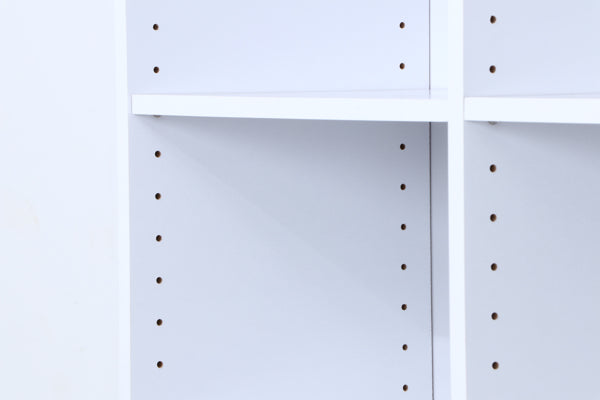 書棚幅90cm6段大容量可動棚4枚多目的ラック