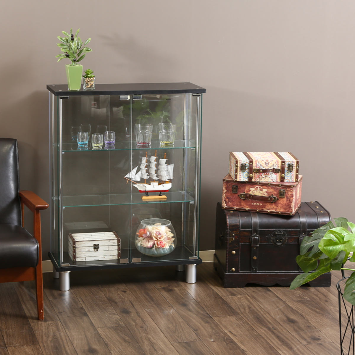 ディスプレイケース 幅70cm 3段 脚付 ショーケース – ハウジー