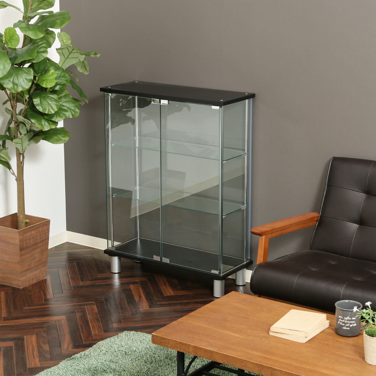 ディスプレイケース 幅70cm 3段 脚付 ショーケース – ハウジー