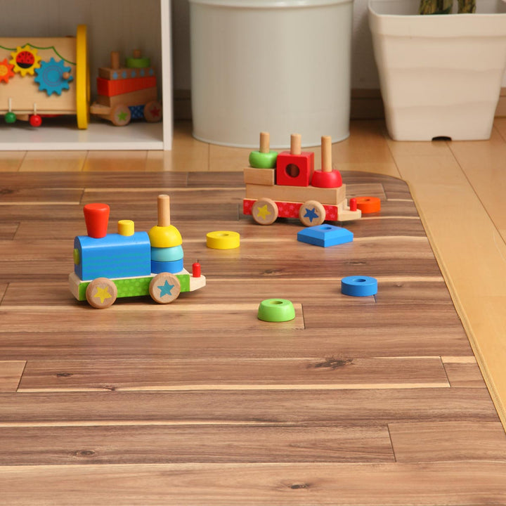 ラグ182×182cmラグマットダイニングラグアカシア既製サイズ