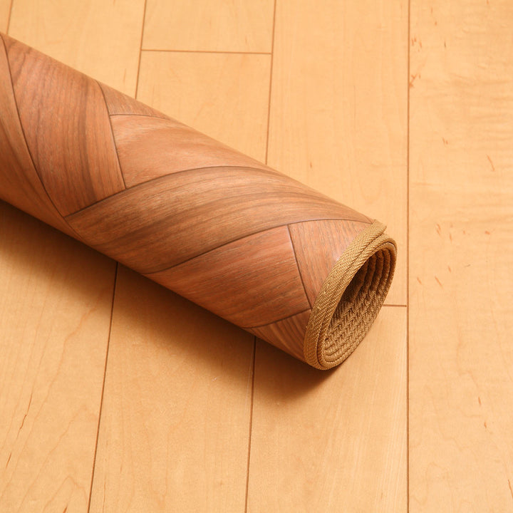 ラグ182×182cmラグマットダイニングラグヘリンボン既製サイズ