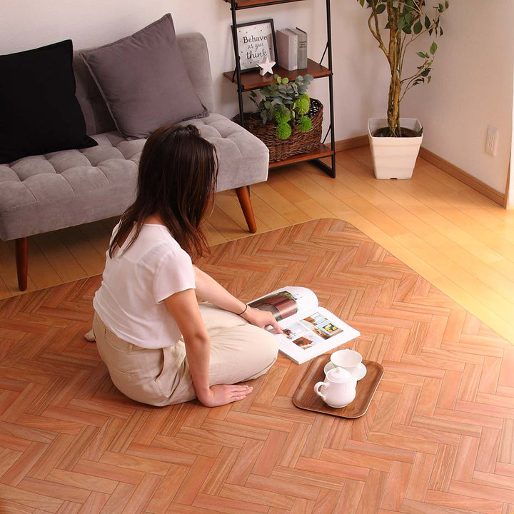 ラグ182×230cmラグマットダイニングラグヘリンボン既製サイズ