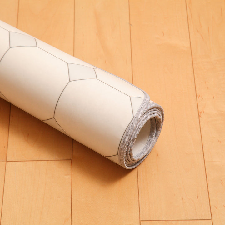 ラグ182×182cmラグマットダイニングラグオクタゴンドット既製サイズ