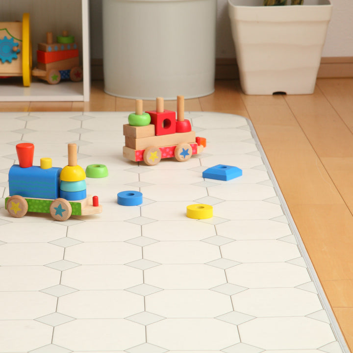 ラグ182×260cmラグマットダイニングラグオクタゴンドット既製サイズ