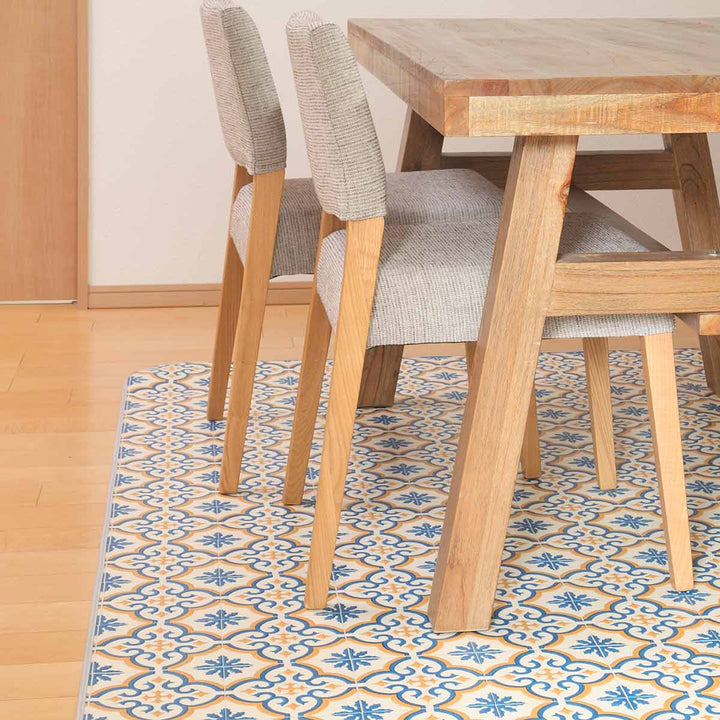 ラグ182×182cmラグマットダイニングラグモロッコ既製サイズ