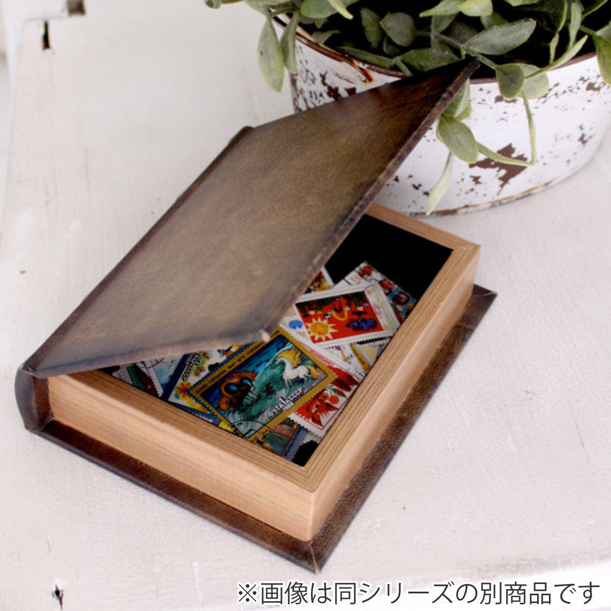 小物入れ 本型 アンティーク ブックボックス E – ハウジー