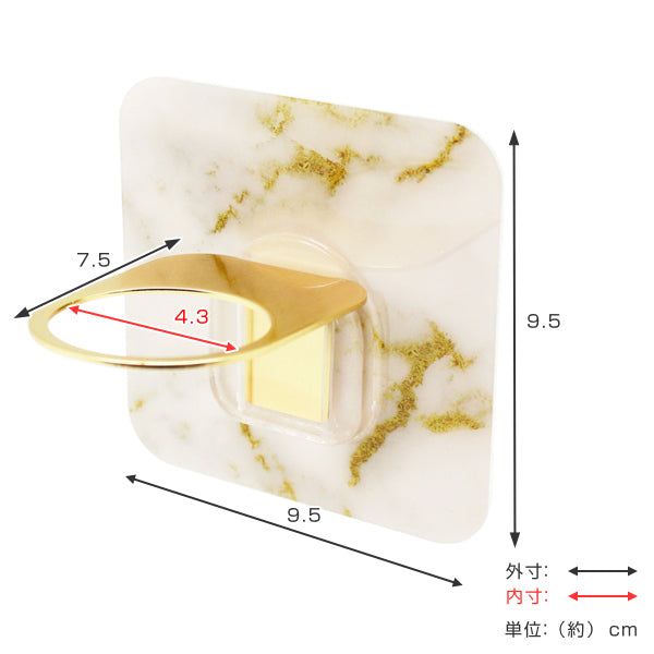 ディスペンサーホルダーオテルマーブル泡ソープボトルホルダー吸着洗面洗面所