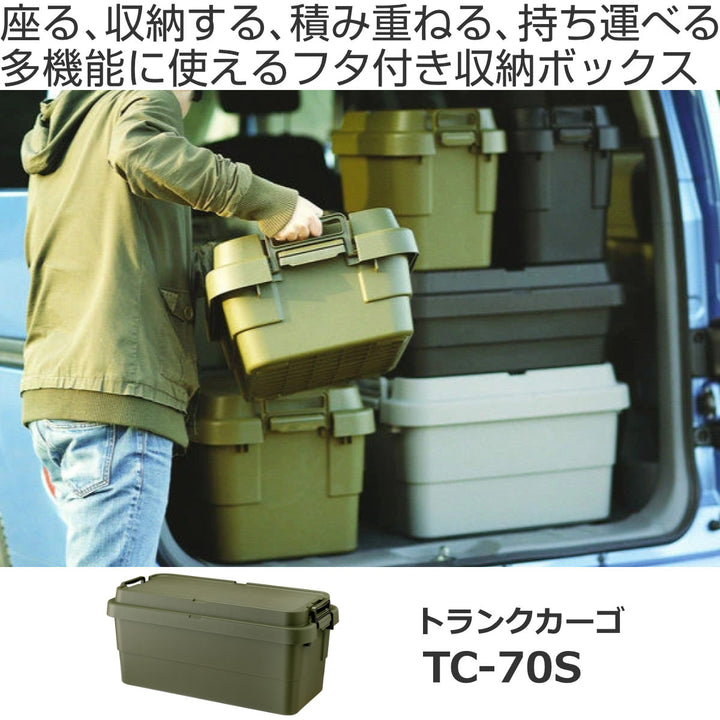 収納ボックス幅78×奥行39×高さ35.7cmトランクカーゴTC-70S収納ケース