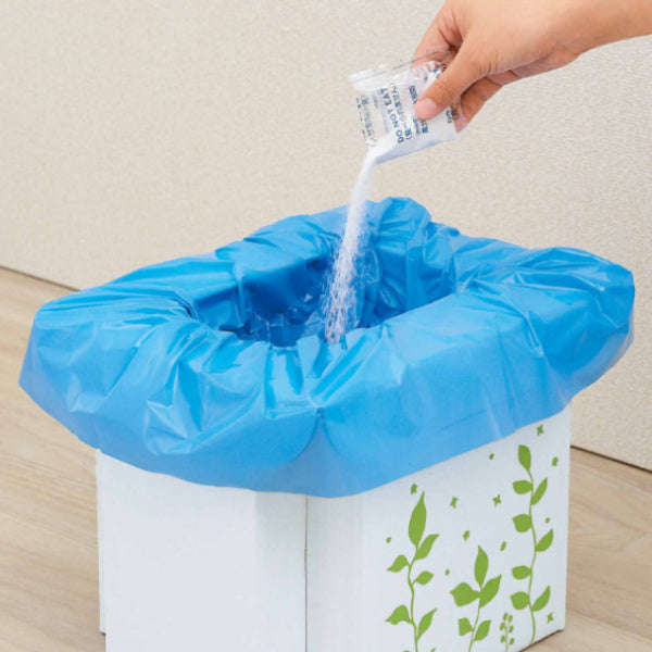 緊急用トイレ袋10回分凝固剤災害時断水時アウトドアドライブ