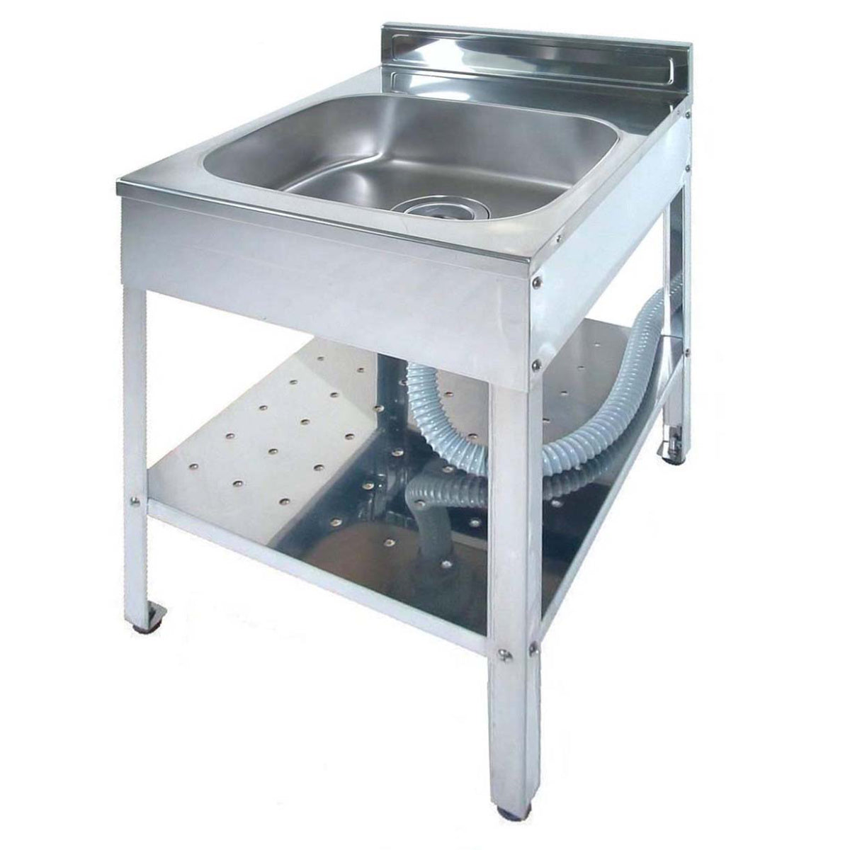 流し台 水栓付き ガーデンシンク 幅55cm奥行45cm 高さ80cmR757