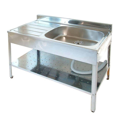 流し台 ステンレス 簡易流し台 幅100×奥行55×高さ78cm ガーデンシンク 屋外