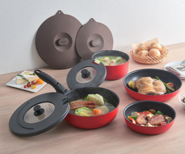 サーモス取っ手のとれる鍋18cmガス火専用着脱ハンドル式食洗機対応KOC-018