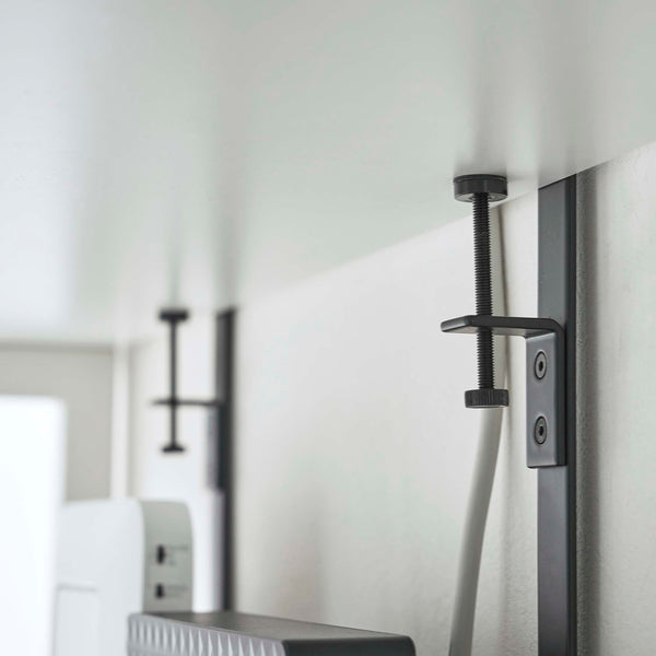 山崎実業smartデスク下ケーブル＆ルーター収納ラックスマート