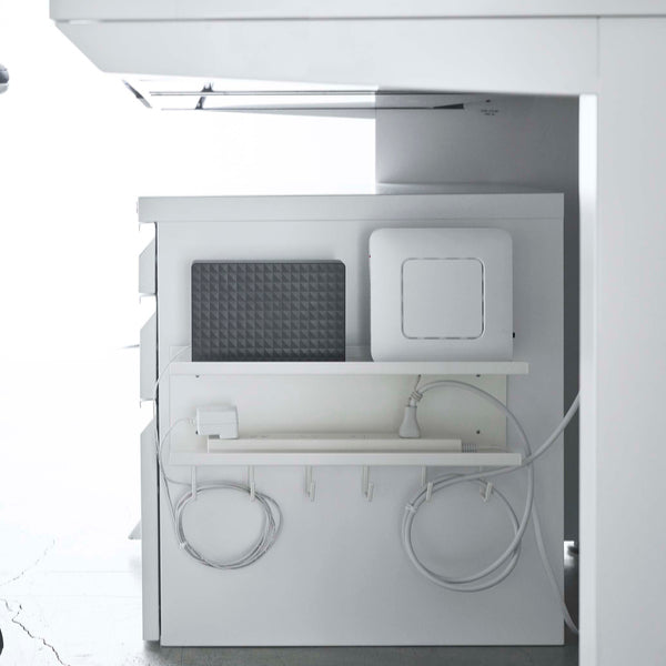 山崎実業smartマグネットケーブル＆ルーター収納ラックスマート