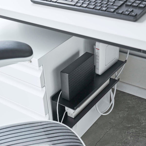 山崎実業smartマグネットケーブル＆ルーター収納ラックスマート