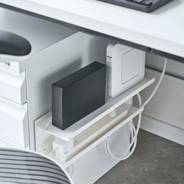 山崎実業smartマグネットケーブル＆ルーター収納ラックスマート