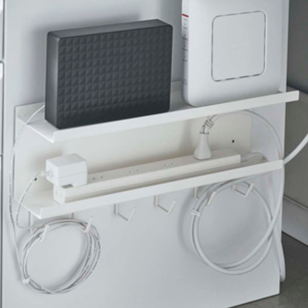 山崎実業smartマグネットケーブル＆ルーター収納ラックスマート