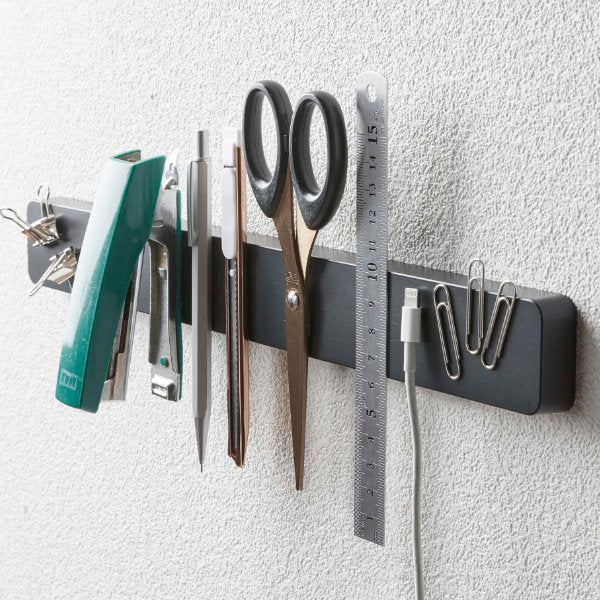 山崎実業towerマグネット＆ウォール包丁ホルダータワーW35