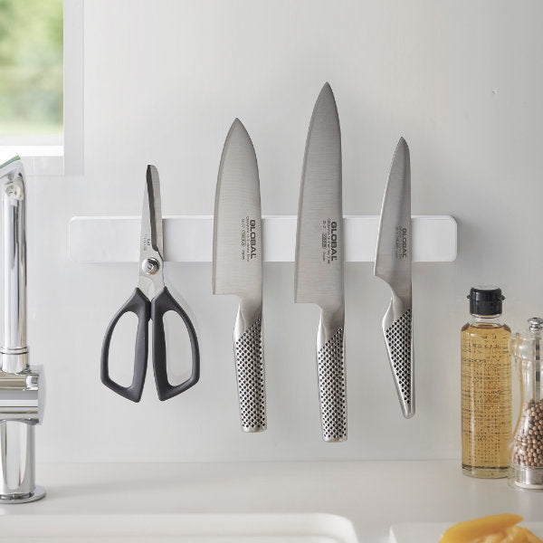 山崎実業towerマグネット＆ウォール包丁ホルダータワーW35