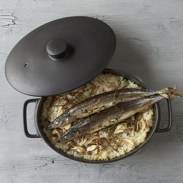 土鍋2L直火専用TOTEトートクレイポットオーバルM