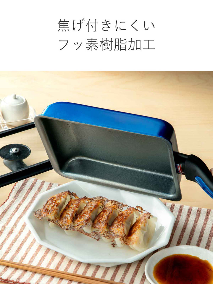 卵焼き器13×18cmIH対応蓋付き深型ちょい深IH玉子焼＆ガラス蓋セット