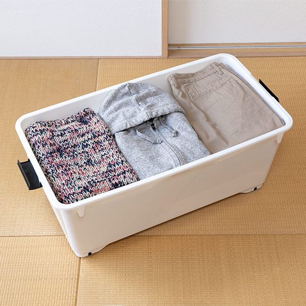 収納ケースフォーシーキャスター付き衣装ケース深型74