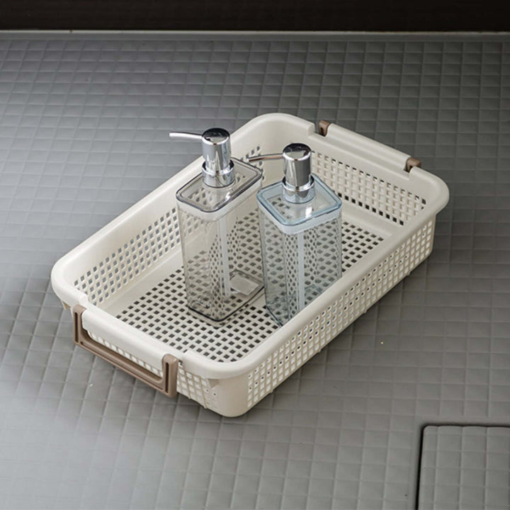 バスケットMS幅28×奥行43×高さ9.5cmスタッキング