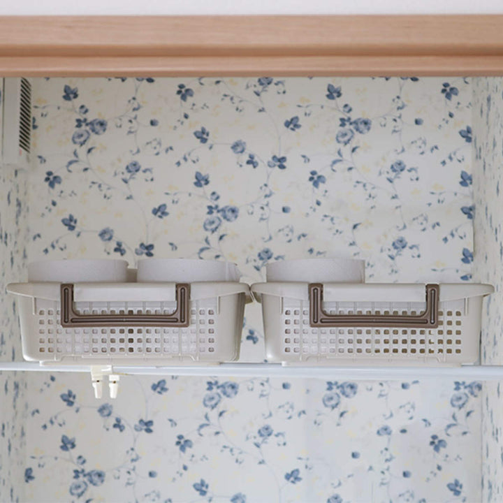 バスケットMS幅28×奥行43×高さ9.5cmスタッキング