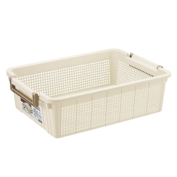 バスケットLS幅37.6×奥行54×高さ16cmスタッキング