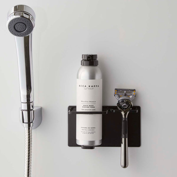 山崎実業towerマグネットバスルームシェーバーフォーム＆シェーバーホルダータワー