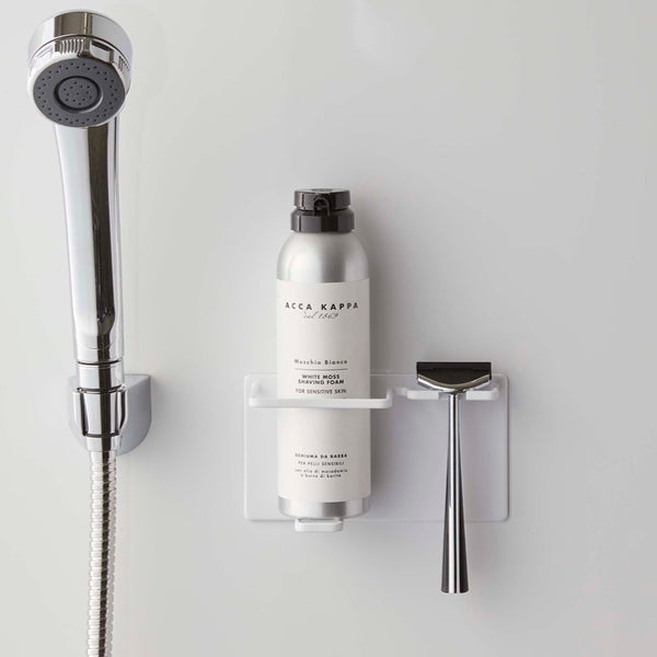 山崎実業towerマグネットバスルームシェーバーフォーム＆シェーバーホルダータワー