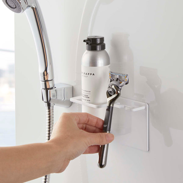 山崎実業towerマグネットバスルームシェーバーフォーム＆シェーバーホルダータワー