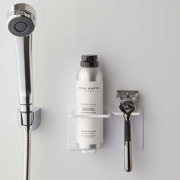 山崎実業towerマグネットバスルームシェーバーフォーム＆シェーバーホルダータワー