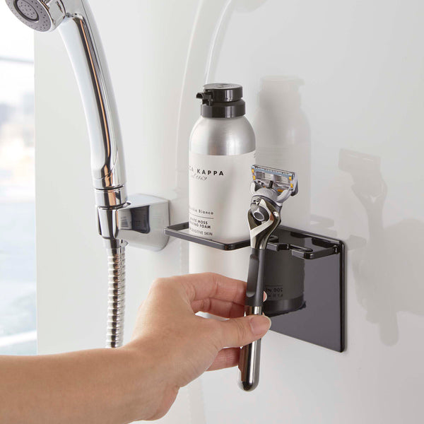 山崎実業towerマグネットバスルームシェーバーフォーム＆シェーバーホルダータワー