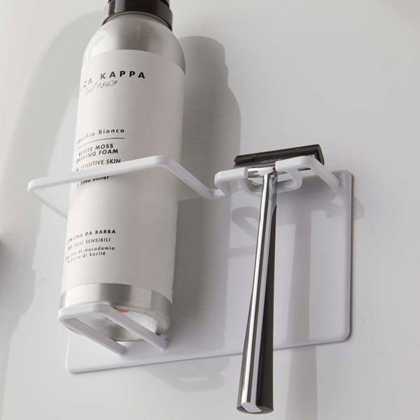 山崎実業towerマグネットバスルームシェーバーフォーム＆シェーバーホルダータワー