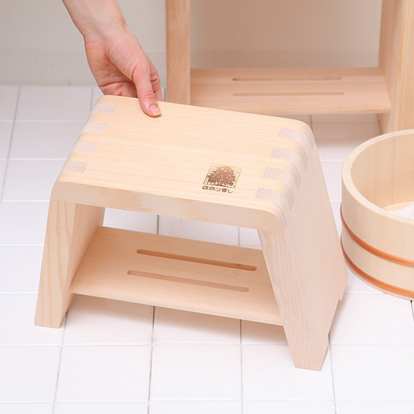 木製風呂椅子大余湯派湯殿腰掛木製お風呂