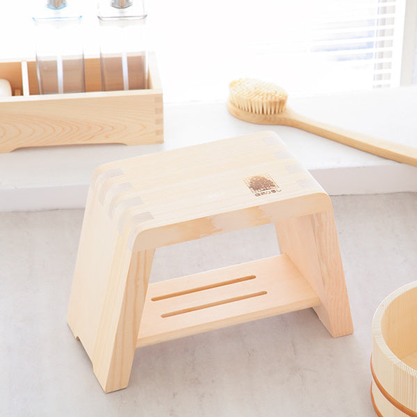 木製風呂椅子大余湯派湯殿腰掛木製お風呂